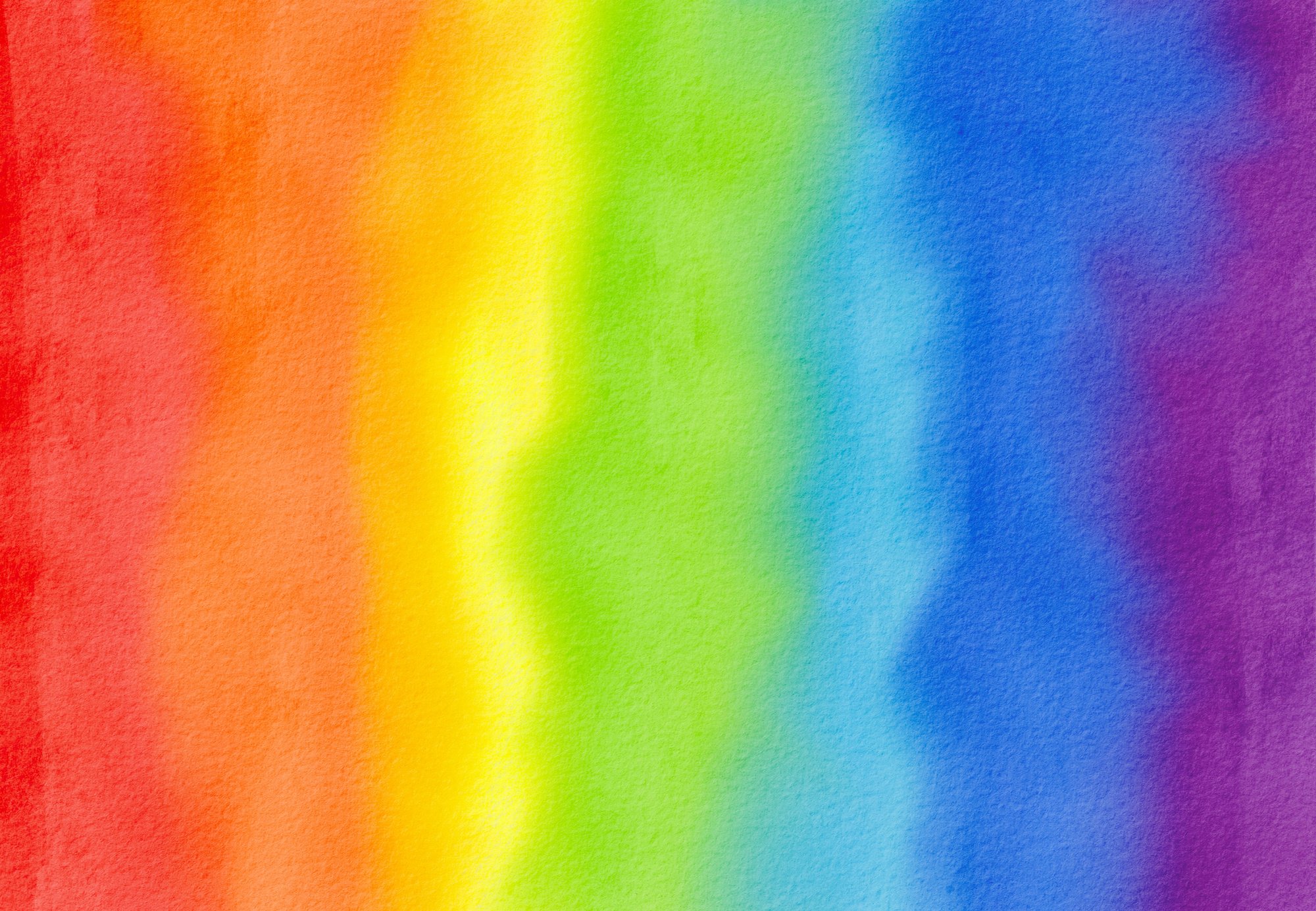 Rainbow Watercolor Brushstroke